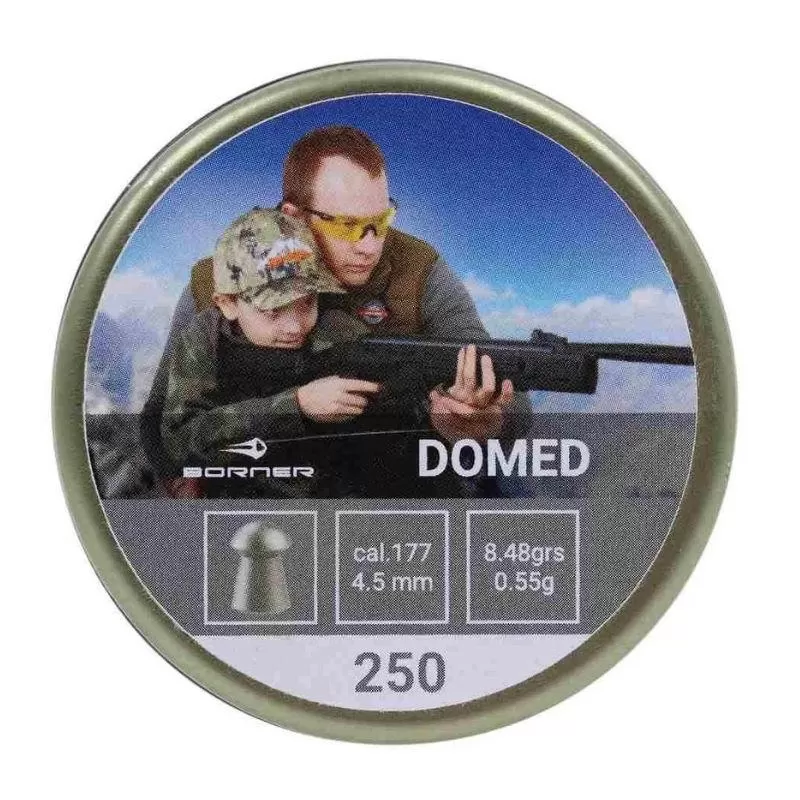 Пуля пневматическая "Domed" к.4,5мм (0,55г., 250шт.)